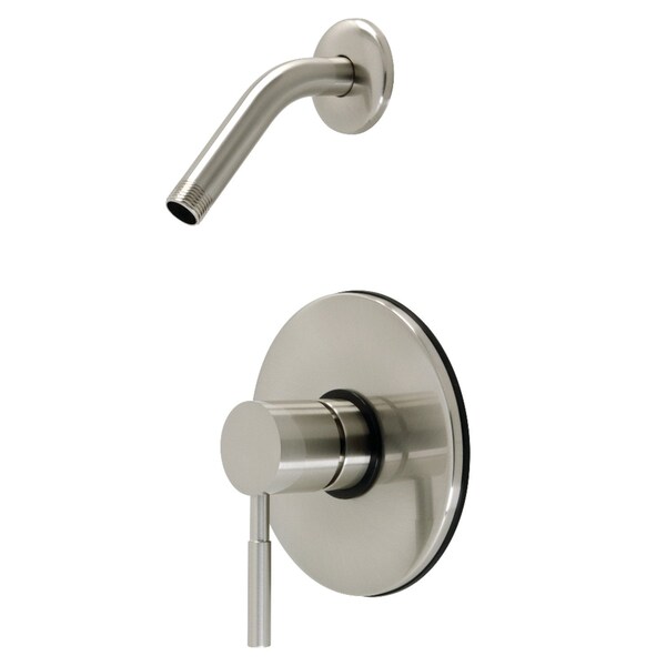Shower Faucet, Brushed Nickel, Wall Mount